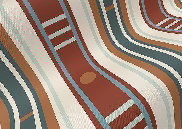 The British Stripe Co. William, Teignbridge No.1 - Twist&Fit Roller Blind - Image 4